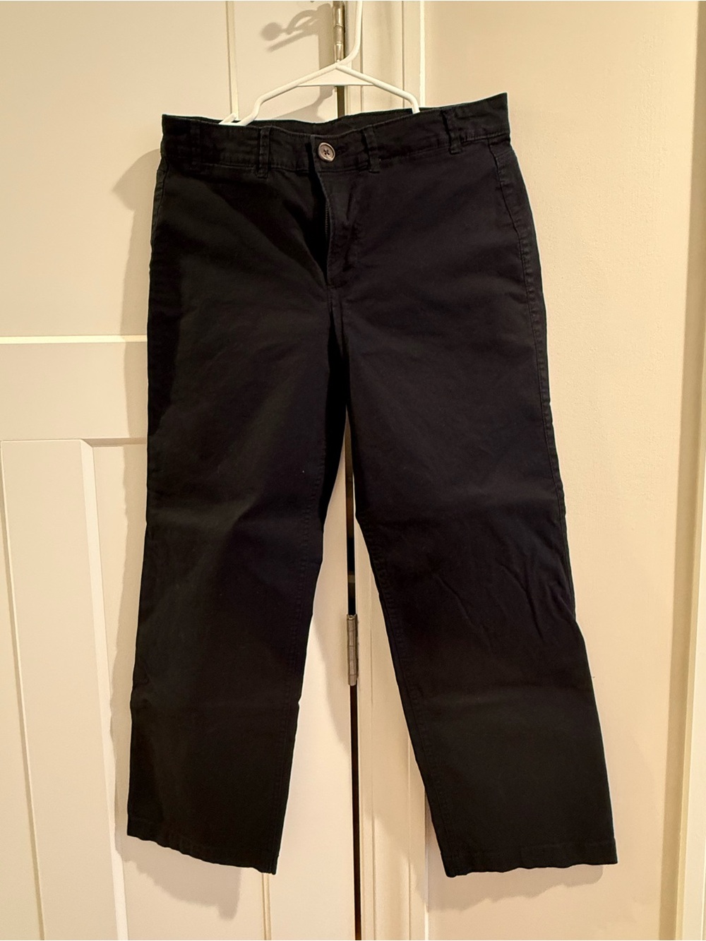 Old Navy Black Ankle Pants Size 6 Cotton blend stretch